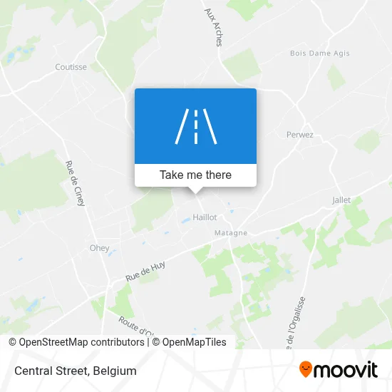 Central Street map