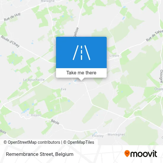 Remembrance Street map