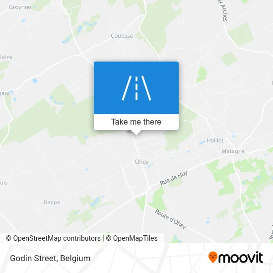 Godin Street map