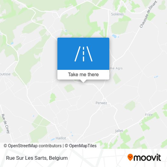 Rue Sur Les Sarts plan