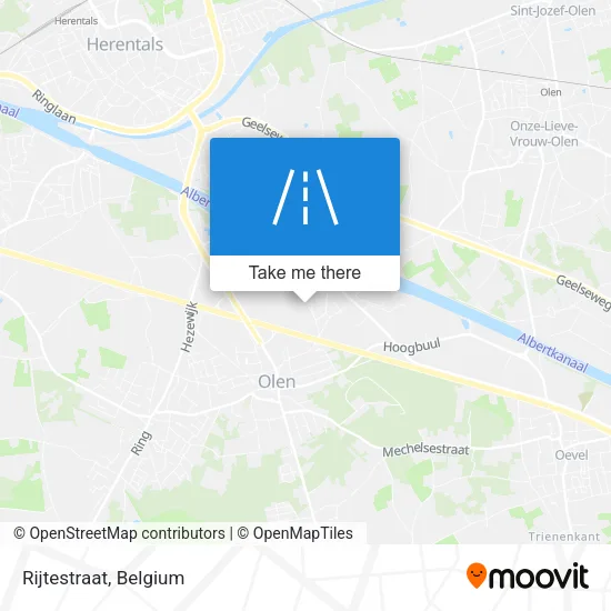 Rijtestraat map