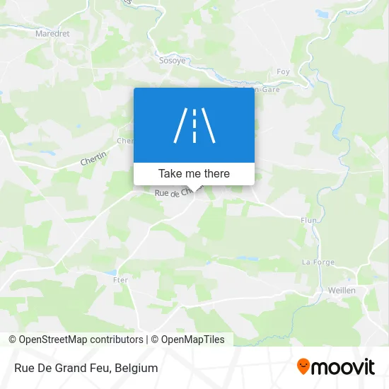 Grand Feu Street map