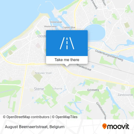August Beernaertstraat map