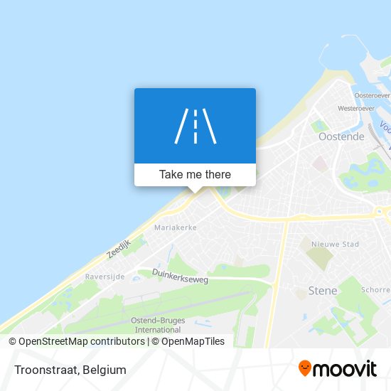 Troonstraat map