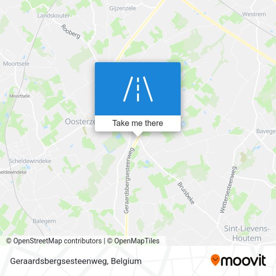 Geraardsbergsesteenweg map
