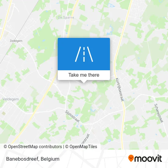 Banebosdreef map
