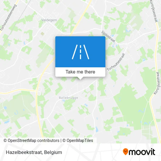 Hazelbeekstraat map