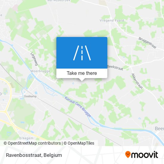 Ravenbosstraat map