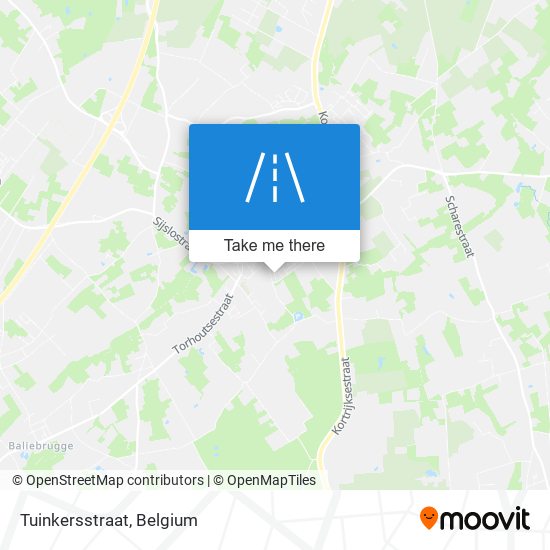 Tuinkersstraat map