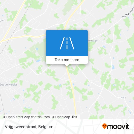 Vrijgeweedstraat map