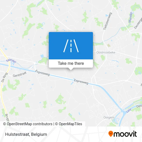 Hulstestraat map