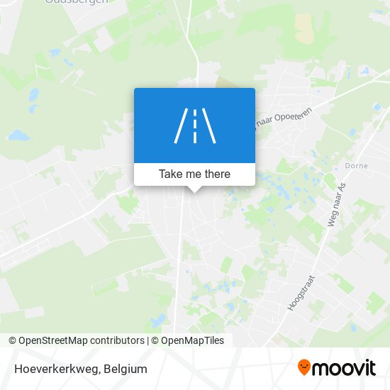 Hoeverkerkweg map