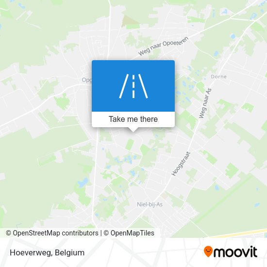 Hoeverweg map