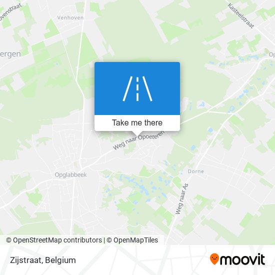 Zijstraat map