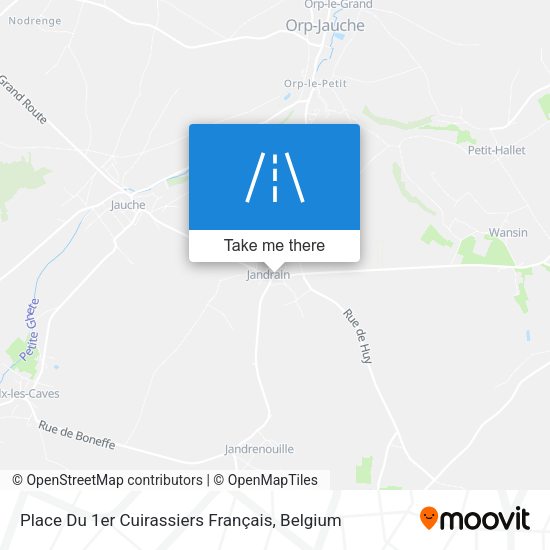 Place Du 1er Cuirassiers Français plan