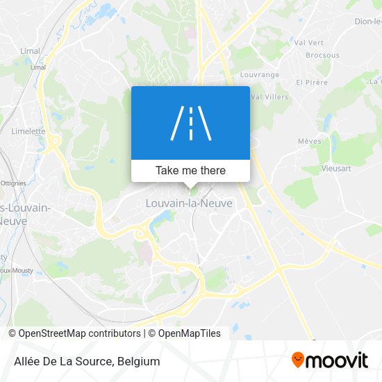Allée De La Source map