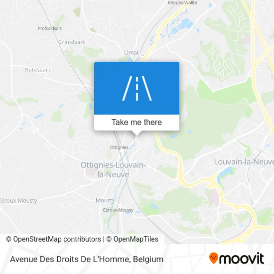 Avenue Des Droits De L'Homme map