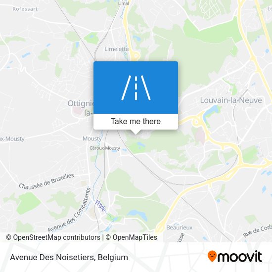Avenue Des Noisetiers plan