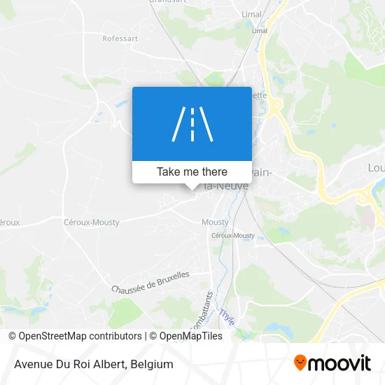 Avenue Du Roi Albert map