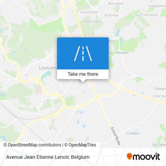 Avenue Jean Etienne Lenoir map