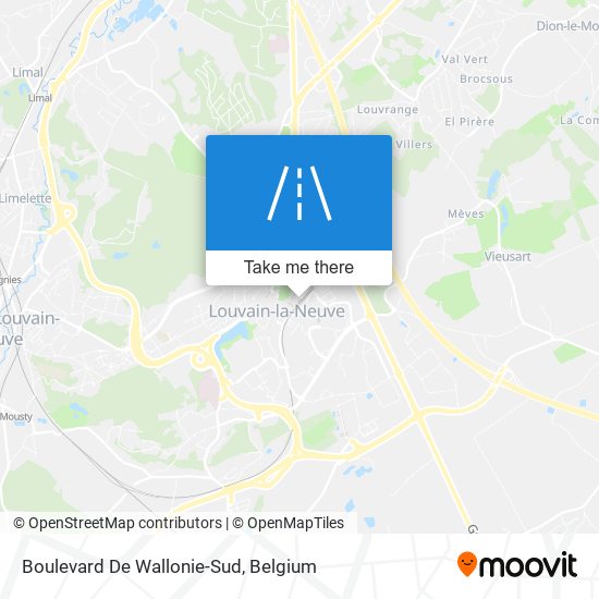 Boulevard De Wallonie-Sud map