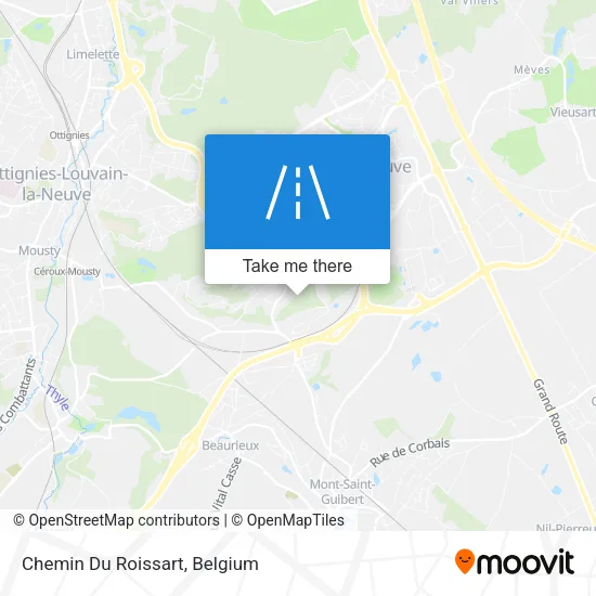 Chemin Du Roissart map