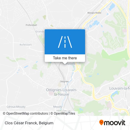Clos César Franck plan