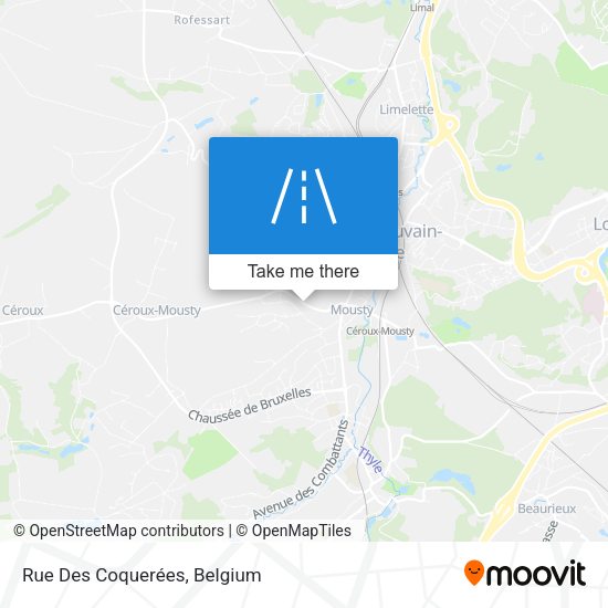 Rue Des Coquerées map