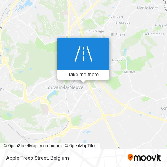 Apple Trees Street map