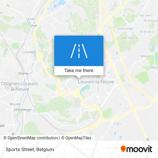 Sports Street map