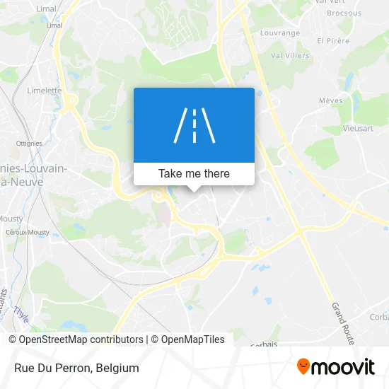 Street of the Perron map