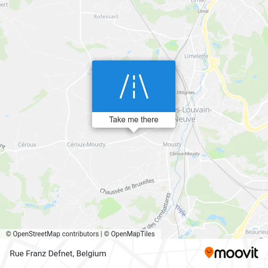 Franz Defnet Street map