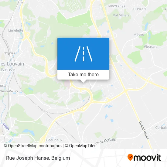 Joseph Hanse Street map