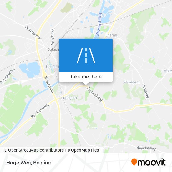 Hoge Weg map