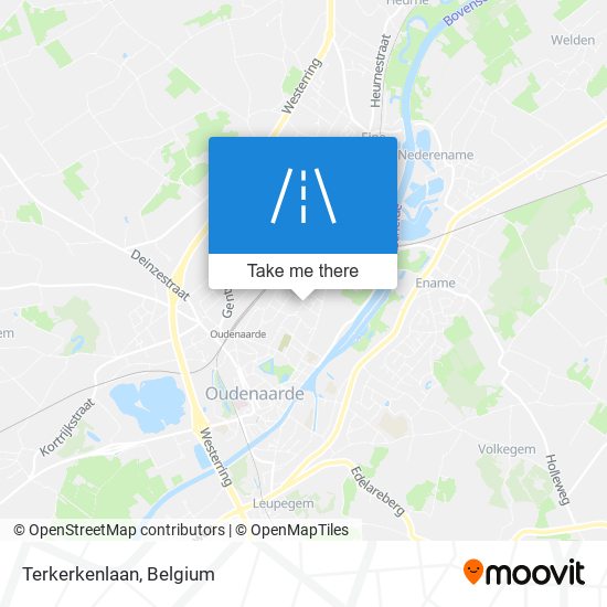 Terkerkenlaan map