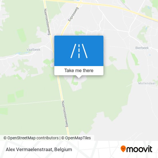 Alex Vermaelenstraat map