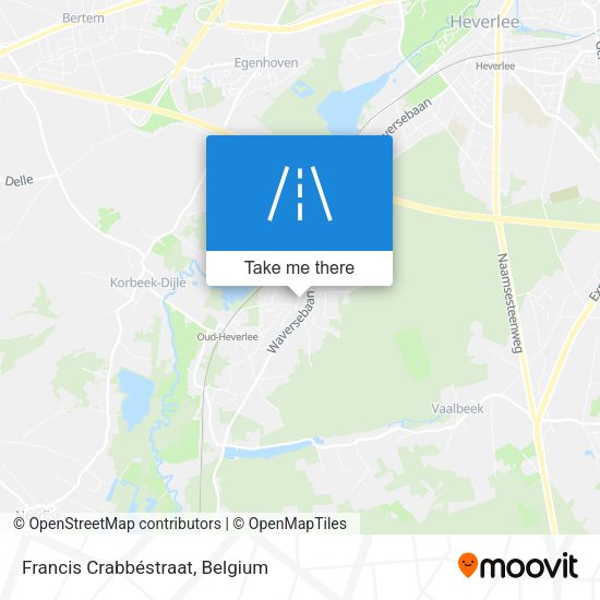 Francis Crabbéstraat map