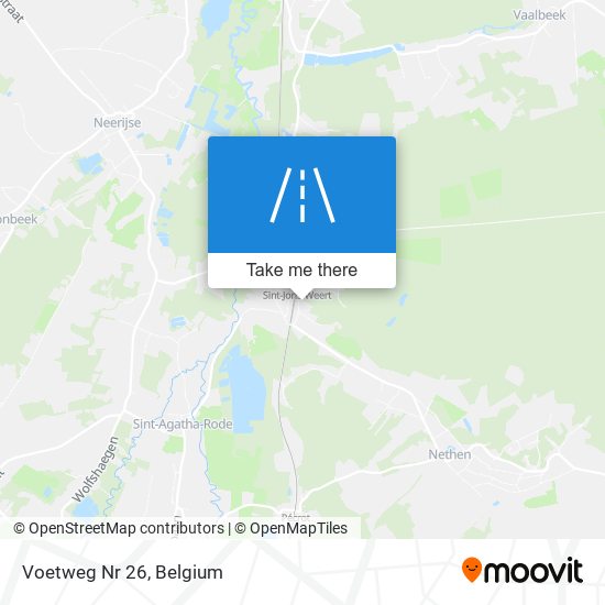 Voetweg Nr 26 plan