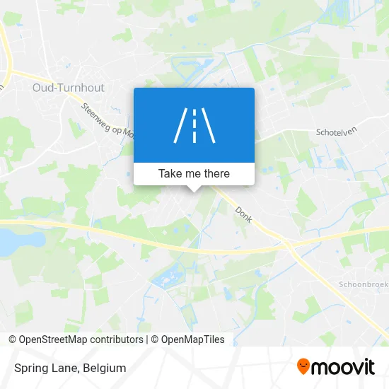 Spring Lane map