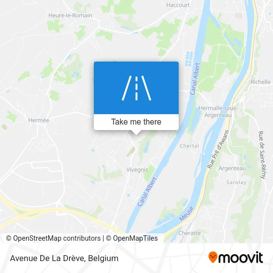 Avenue De La Drève map
