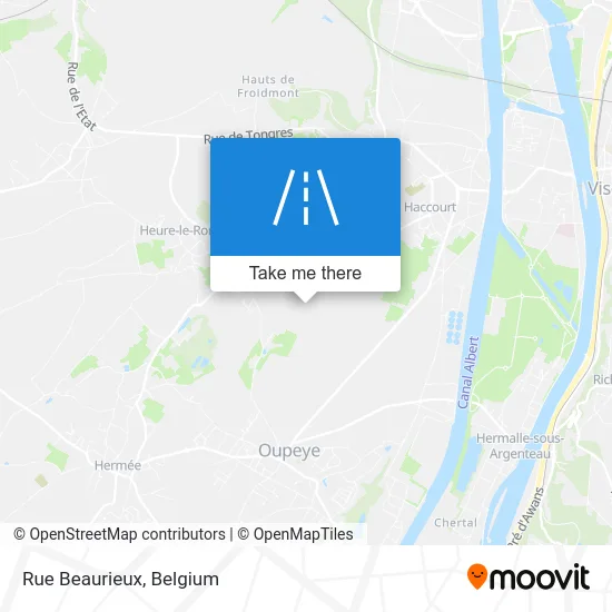 Beaurieux Street map