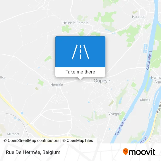 Street of Hermée map