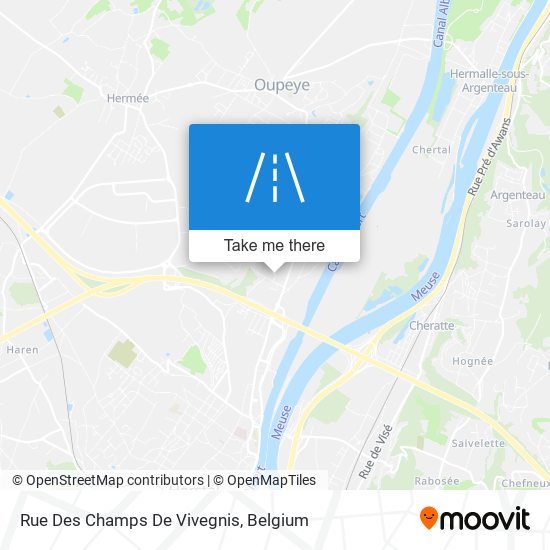 Rue Des Champs De Vivegnis map