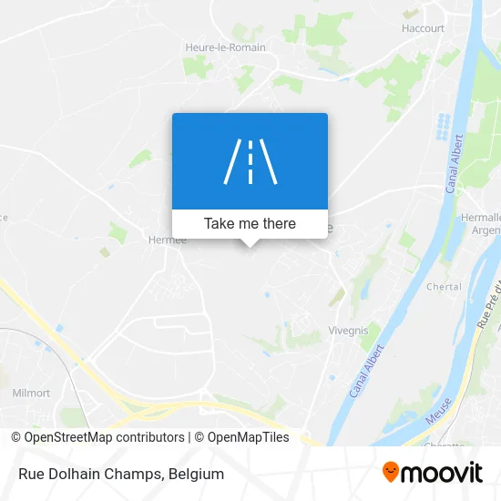Dolhain Champs Street map