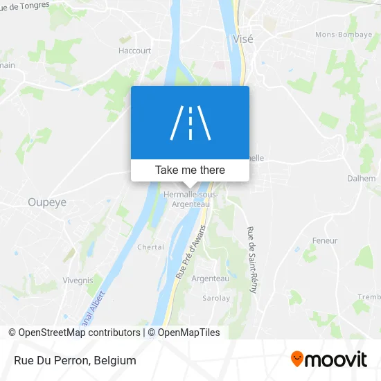 Street of the Perron map