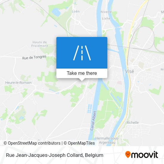 Rue Jean-Jacques-Joseph Collard plan