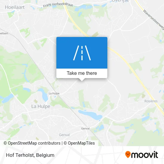 Hof Terholst map
