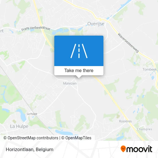 Horizontlaan map