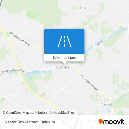Nestor Rowiestraat map