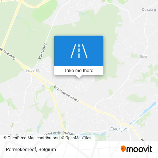 Permekedreef map